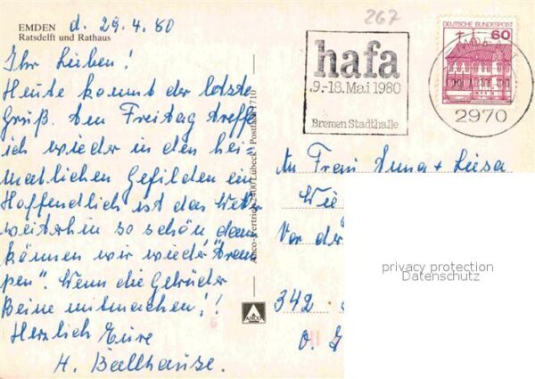 Emden Ostfriesland Ratsdelft Rathaus – Bild 2