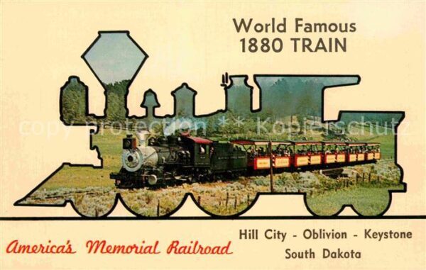 Lokomotive 1880 Train Hill City South Dakota