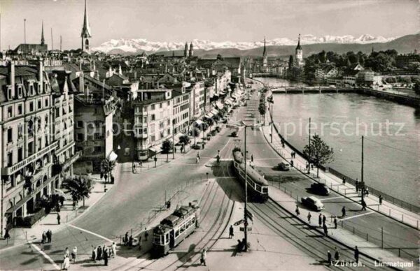 Strassenbahn Zürich Limmatquai