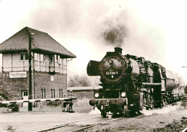 Lokomotive Dampflokomotive Baureihe 52.80 Bahnhof