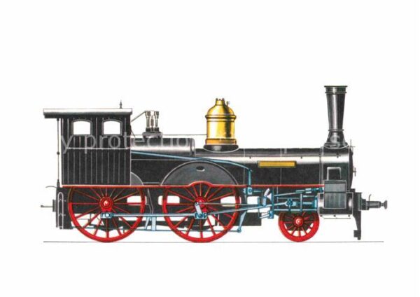 Lokomotive De Ryter 1883 Holland
