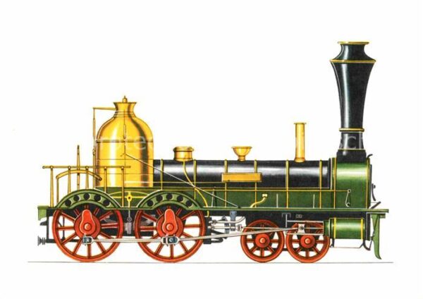 Lokomotive Staatsbahn Württemberg 1845