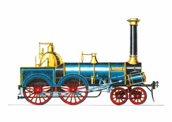 Lokomotive Jaxt 1845 Staatsbahn Württemberg