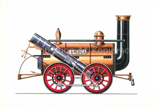 Lokomotive America Stephensons 1828