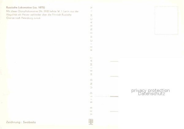 Lokomotive Russische Lokomotive 1875 Zeichnung Swo – Bild 2