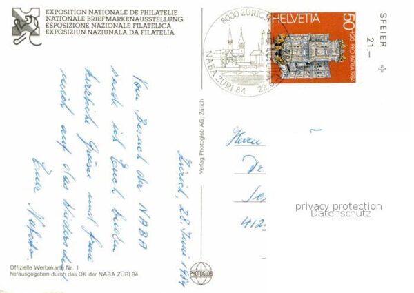 Expositions Exposition National de Philatelie NABA – Bild 2