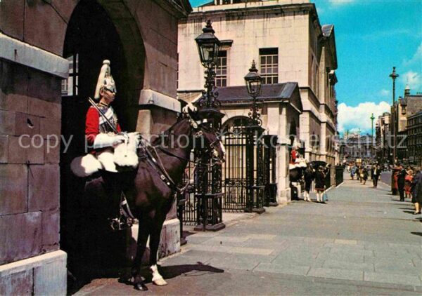 Leibgarde Wache Mounted Sentries Horse Guards London