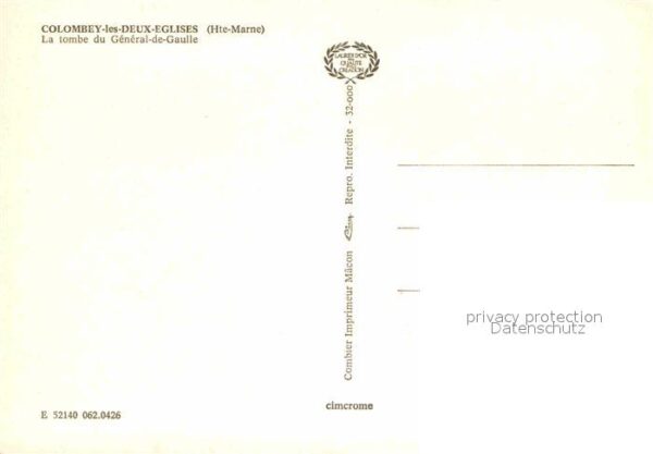 Tod Tombe General-de-Gaulle Colombey-les-De – Bild 2