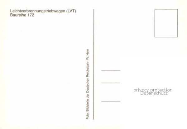 Eisenbahn Leichtverbrennungstriebwagen LVT 172 13 – Bild 2