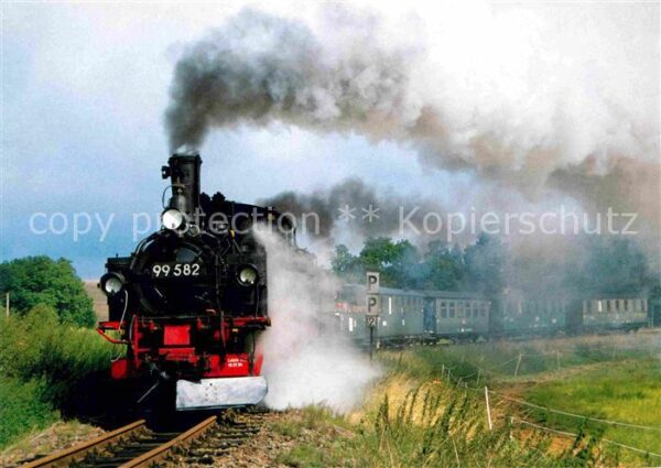 Lokomotive 99 582 Döllnitzbahn Sonderzug Nebitzsch