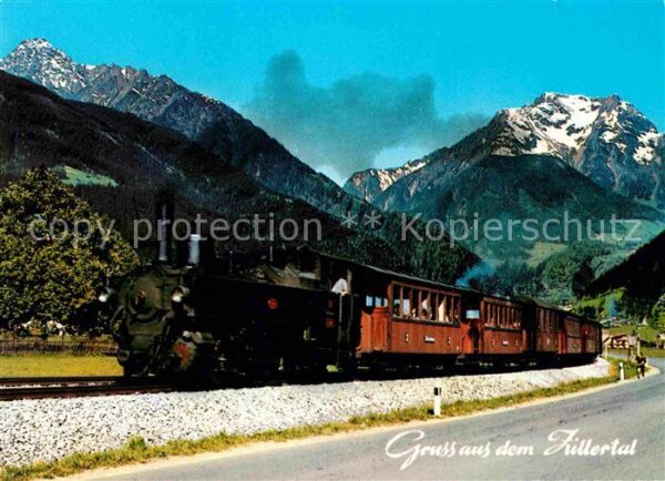 Lokomotive Zillertalbahn Grünberg Tirol
