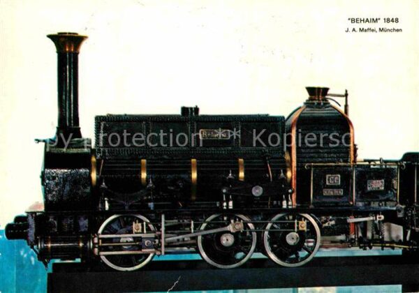 Lokomotive Behaim 1848 J. A. Maffei
