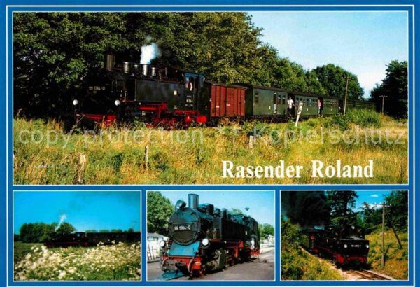 Lokomotive Schmalspurbahn Rasender Roland Insel Rü