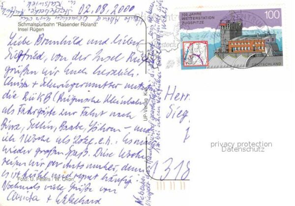 Lokomotive Schmalspurbahn Rasender Roland Insel Rü – Bild 2