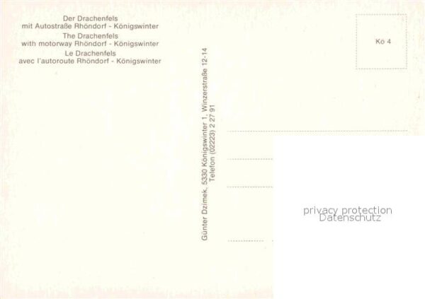 Autobahn Autostrasse Rhöndorf-Königswinter Drach – Bild 2