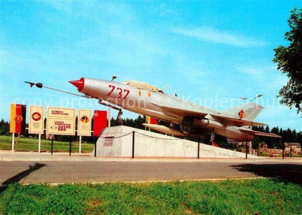 Flugzeuge Militaria Jagdflugzeug MIG 21 F-13 Nationale Volk