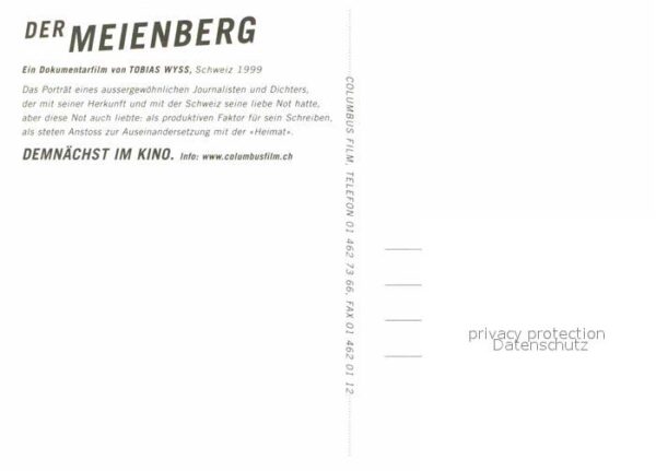 Kino Film Dokumentarfilm Tobias Wyss Der Meienber – Bild 2