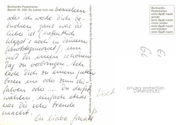 Humor Burkhardts Posterkarte Du kannst mich m – Bild 2