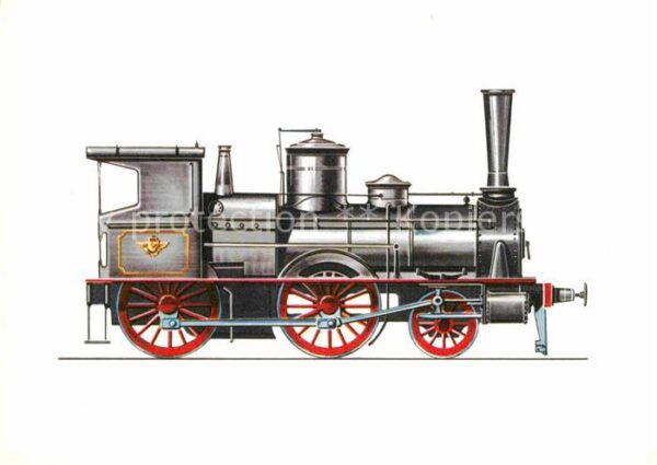 Lokomotive Reisezug-Lokomotive Bauart Strousberg 1