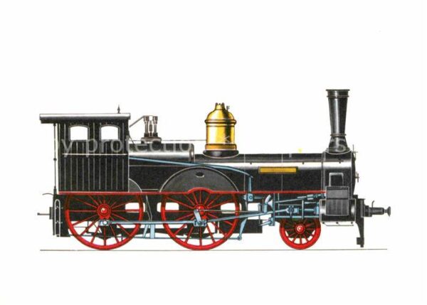 Lokomotive De Ryter 1883 Zeichnung Swoboda