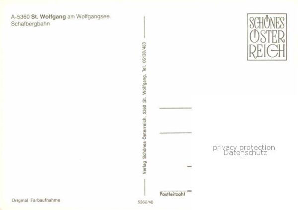 Zahnradbahn Schafbergbahn St. Wolfgang am Wolfgangs – Bild 2