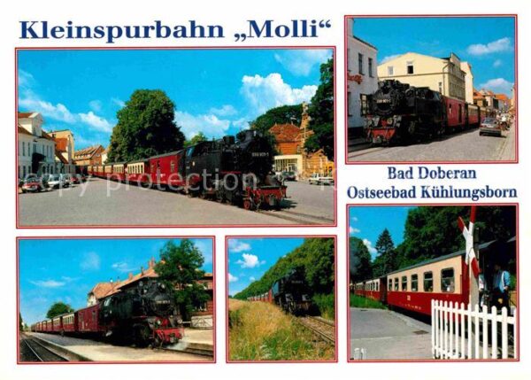 Lokomotive Kleinspurbahn Molli Bad Doberan