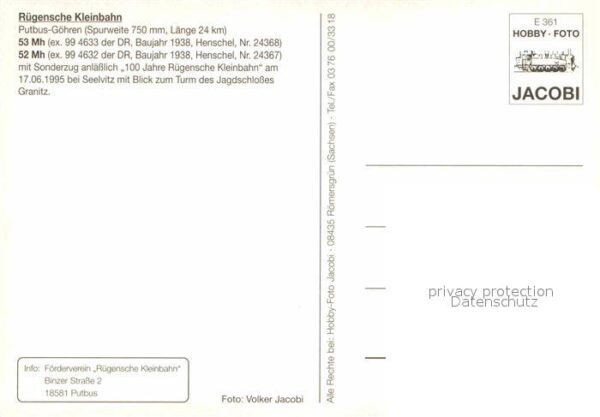 Lokomotive Rügensche Kleinbahn Seelvitz – Bild 2