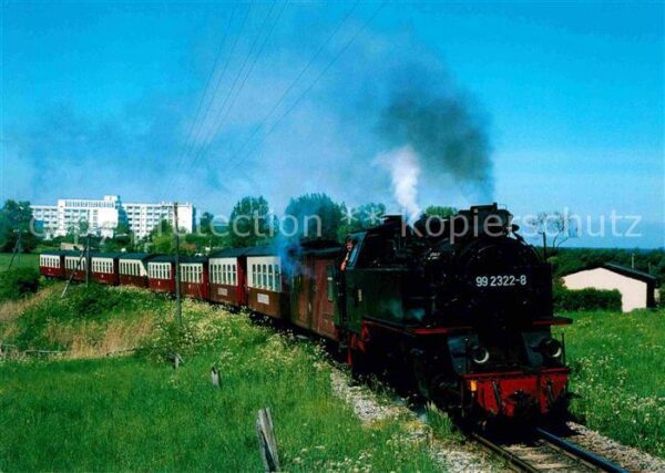 Lokomotive 992322-8 Bäderbahn Molli Kühlungsborn