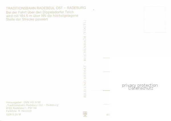 Eisenbahn Traditionsbahn Radebeul Ost Radeburg Di – Bild 2