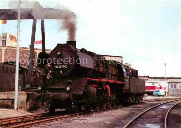 Lokomotive Dampflokomotive 50 3571-2 Rostock