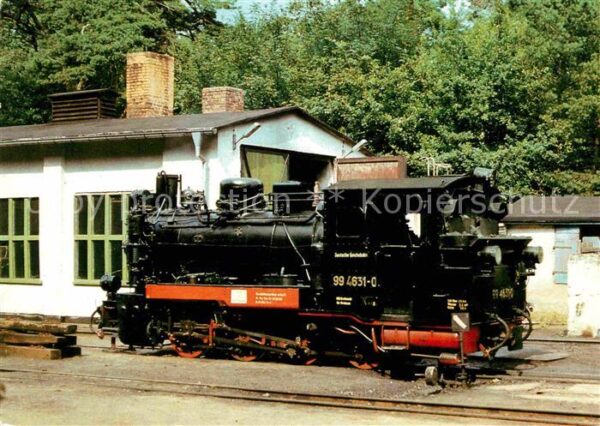 Lokomotive Dampflokomotive 99 4631-0 Bahnhof Gohre