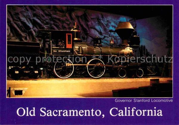Lokomotive Governor Stanford Locomotive Old Sacram