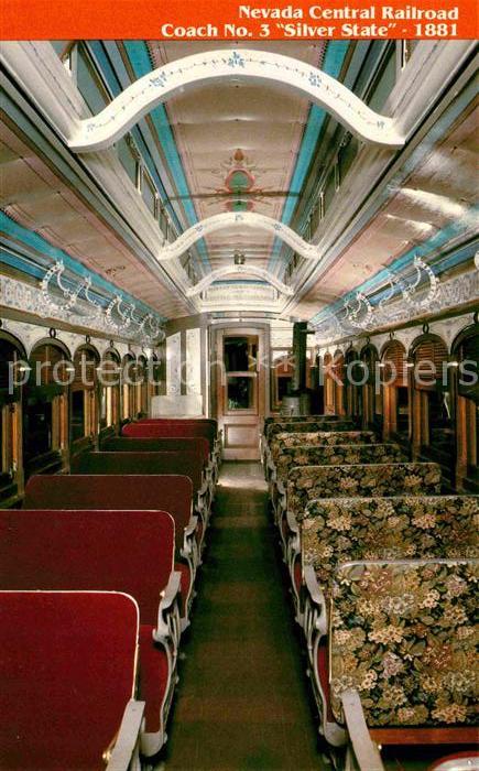 Eisenbahn Nevada Central Railroad Coach No. 3 Sil