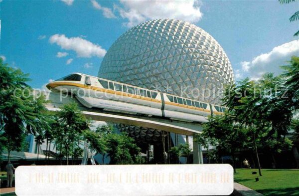 Walt Disney World Future World Sleek Monorail Spaceship E