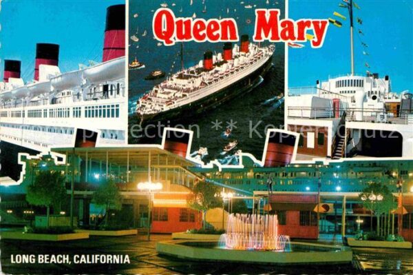 Dampfer Oceanliner Queen Mary Long Beach California