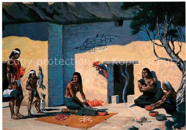 Indianer Native American Sinagua Indians Jay Datus Walnut Canyon