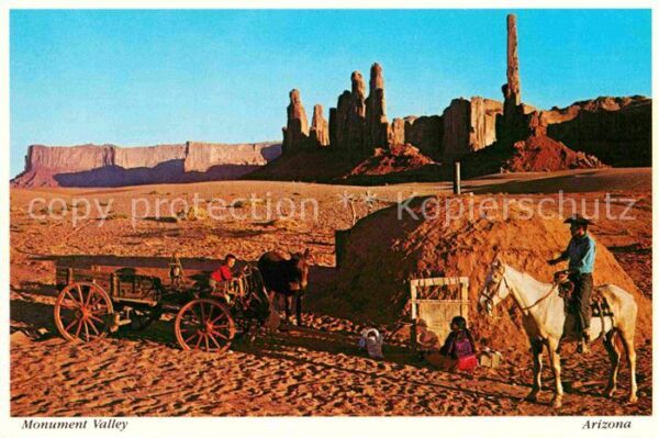 Indianer Native American Navajo Family Monument Valley Yei Bicha