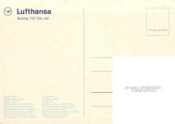 Lufthansa Boeing 737 City Jet – Bild 2