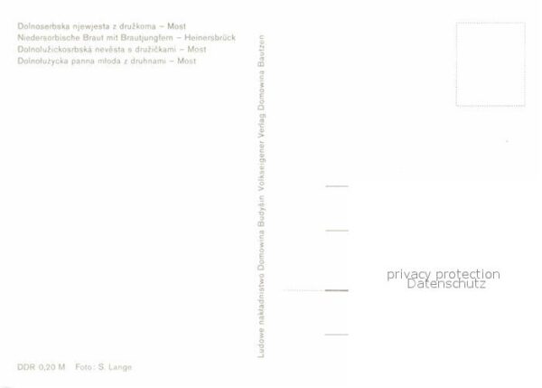 Trachten Niedersorben Braut Brautjungfern Heiner – Bild 2