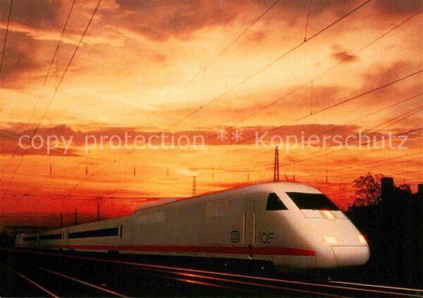 Eisenbahn Elektro-Schnelltriebwagenzug ICE Deutsc