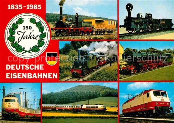 Lokomotive 150 Jahre  Deutsche Eisenbahnen
