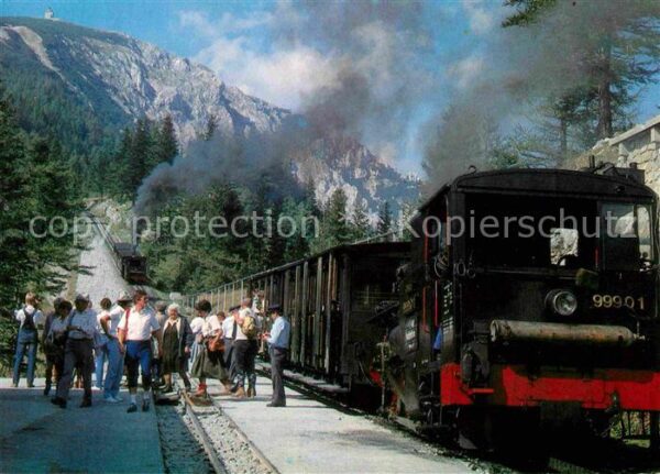 Zahnradbahn Puchberg Hochschneeberg Haltestelle Bau