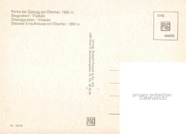 Eisenbahn Mariazellerbahn Gösing Ötscher Saugrabe – Bild 2