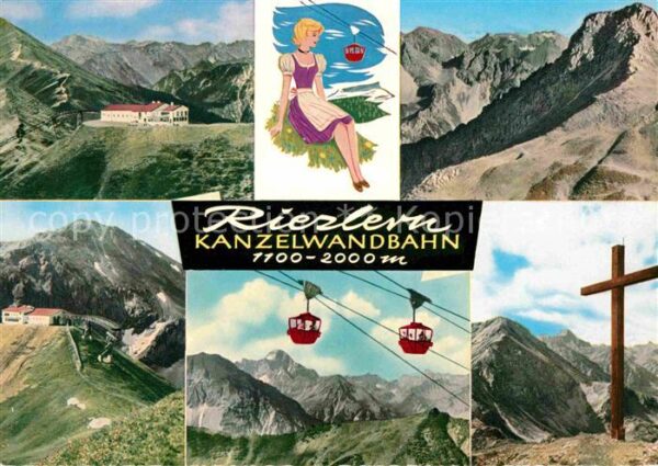 Seilbahn Kanzelwand Gipfelkreuz Riezlern Kleinwa