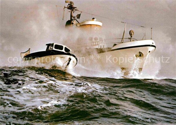Motorschiffe Seenotkreuzer Tochterboot Tünnes