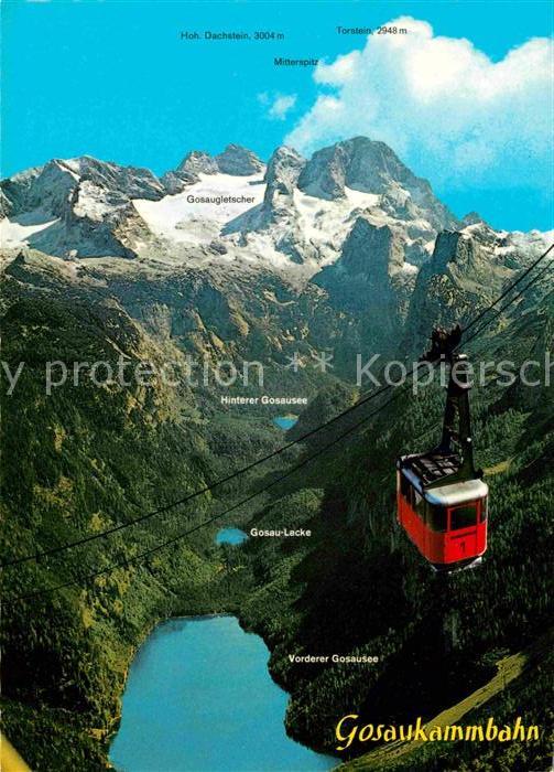 Seilbahn Gosaukamm Gosausee Hoher Dachstein Gosa