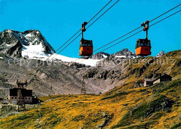 Seilbahn Stubaier Gletscherbahn Mittelstation Fe
