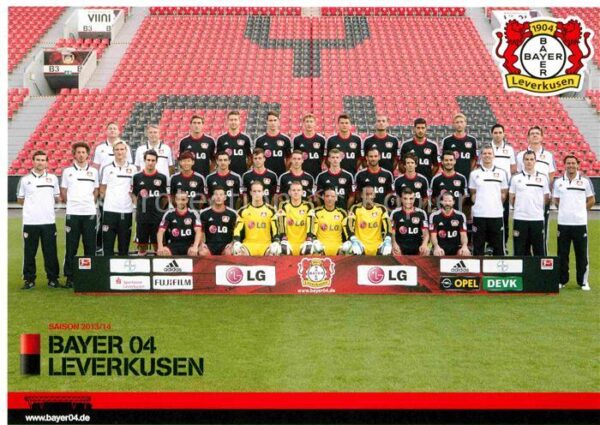 Fussball Mannschaft Bayer 04 Leverkusen Saison 2