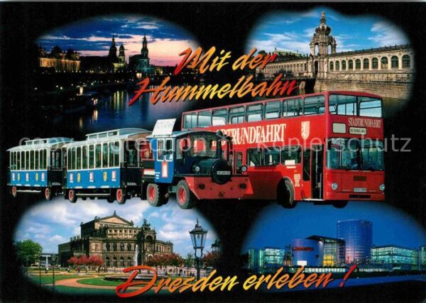 Autobus Omnibus Stadtrundfahrt Hummelbahn Dresden