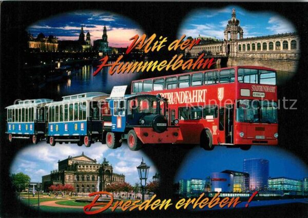 Autobus Omnibus Stadtrundfahrt Hummelbahn Dresden